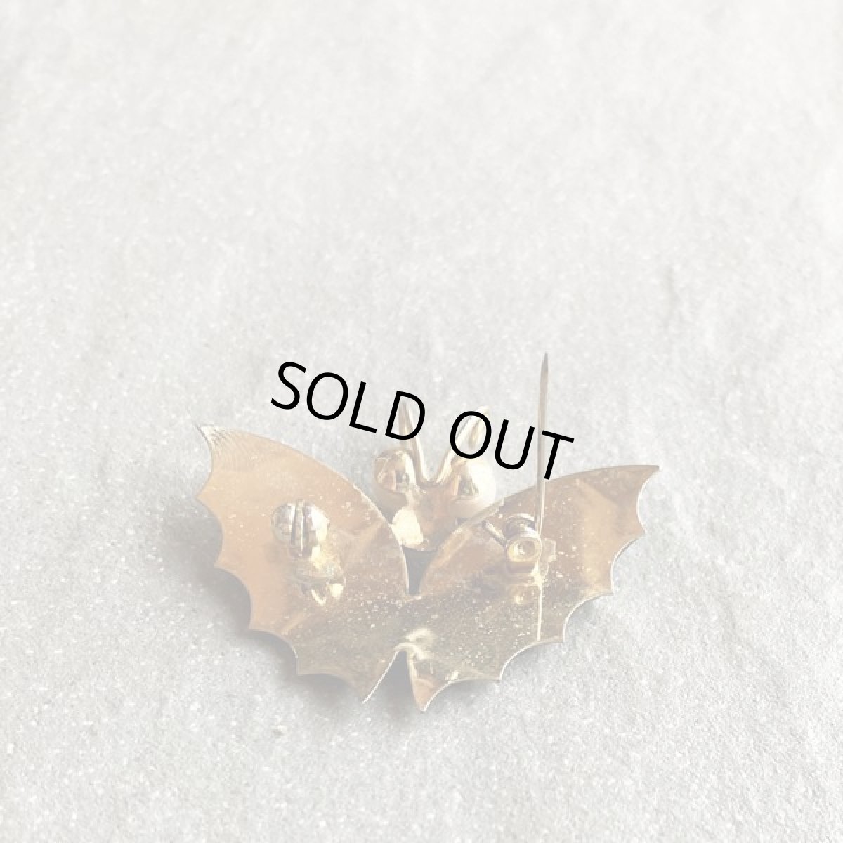 画像4: 1960s 本パールとシェルの羽 蝶ちょうちょビンテージブローチ アンティークアクセサリー (4)