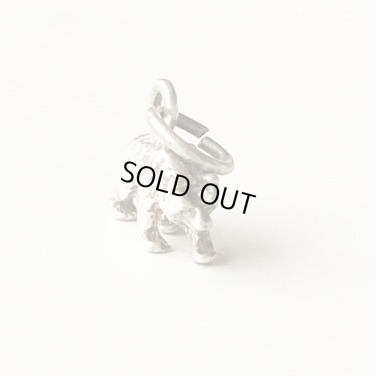 画像7: ヴィンテージ シルバー チャーム  くま アンティーク 刻印STERLING (7)