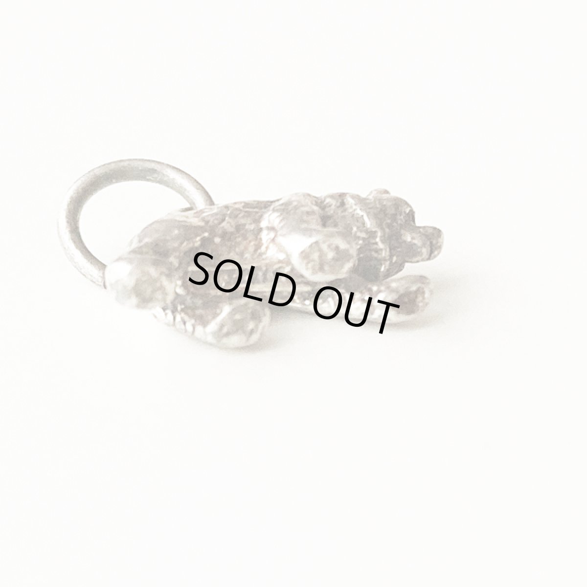 画像10: ヴィンテージ シルバー チャーム  くま アンティーク 刻印STERLING (10)