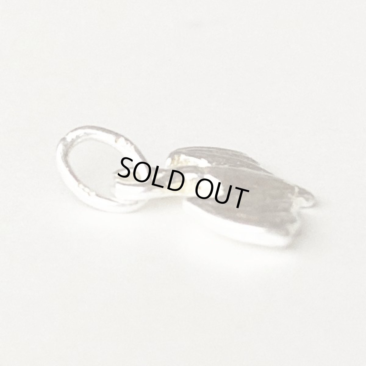 画像4: ヴィンテージ シルバー チャーム コウモリ アンティーク 刻印925 (4)