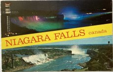 画像1: 1969年消印 海外ヴィンテージポストカード NIAGARA FALLS canada 世界のアンティーク絵葉書 昔のポストカード (1)