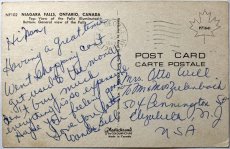 画像2: 1969年消印 海外ヴィンテージポストカード NIAGARA FALLS canada 世界のアンティーク絵葉書 昔のポストカード (2)