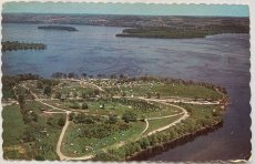 画像1: 消印 切手 海外ヴィンテージポストカード SERPENT MOUNDS PROVINCIAL PARK 世界のアンティーク絵葉書 昔のポストカード (1)