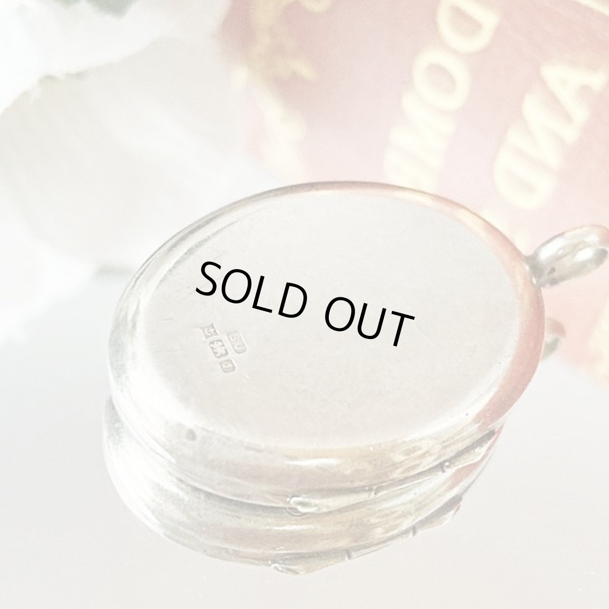 画像4: 英国 イギリス製 1983年 スターリングシルバー 純銀 ロケットペンダント トップ ホールマーク (4)