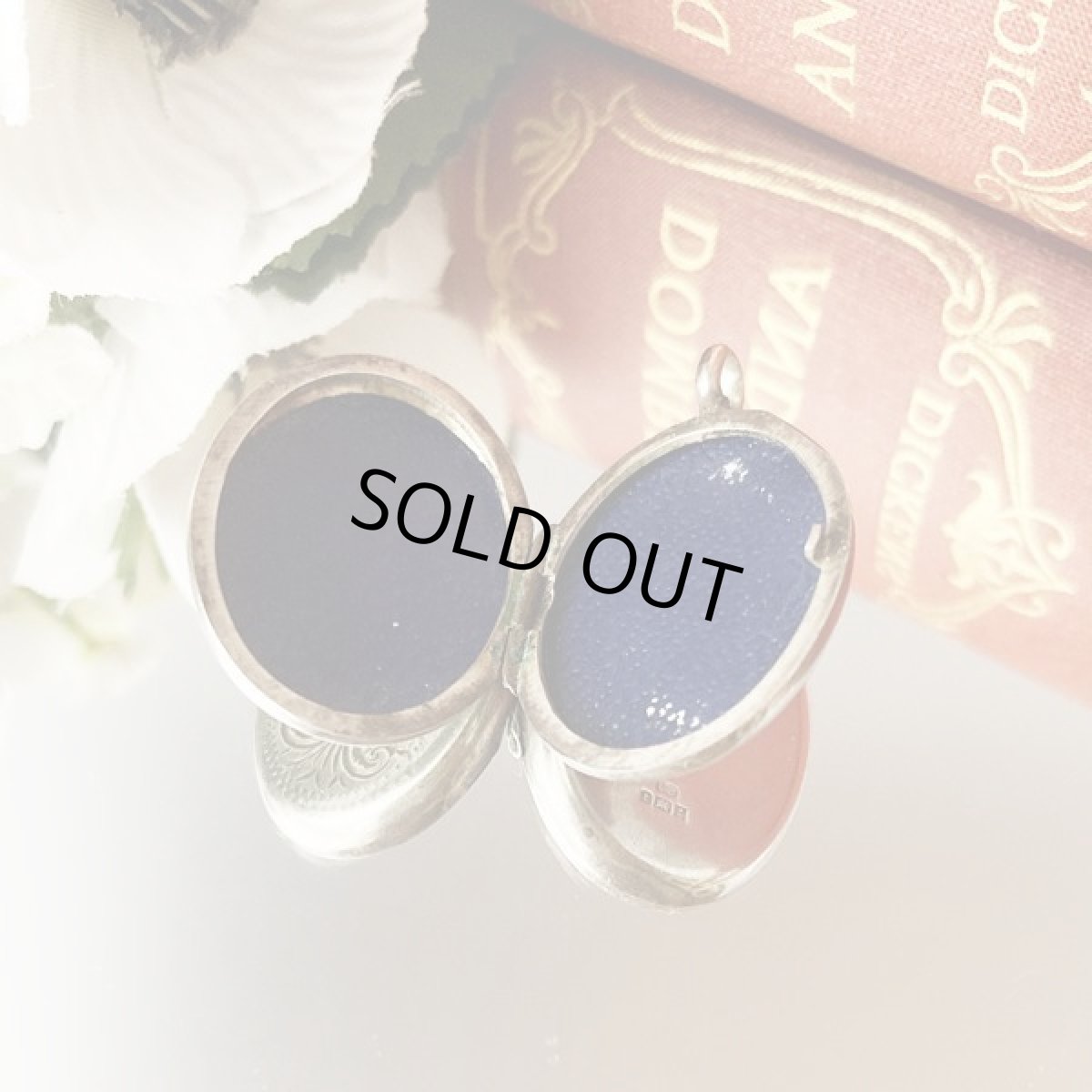 画像6: 英国 イギリス製 1983年 スターリングシルバー 純銀 ロケットペンダント トップ ホールマーク (6)