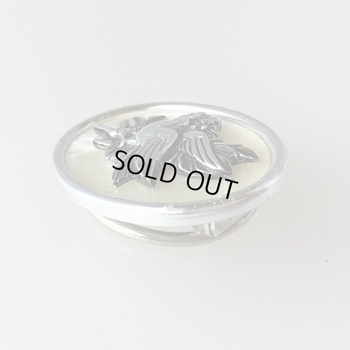 画像5: 〈WEST GERMANY〉西ドイツ製 ヴィンテージ 幸せを運ぶ鳥 スカーフクリップ(ドレス)クリップ (5)