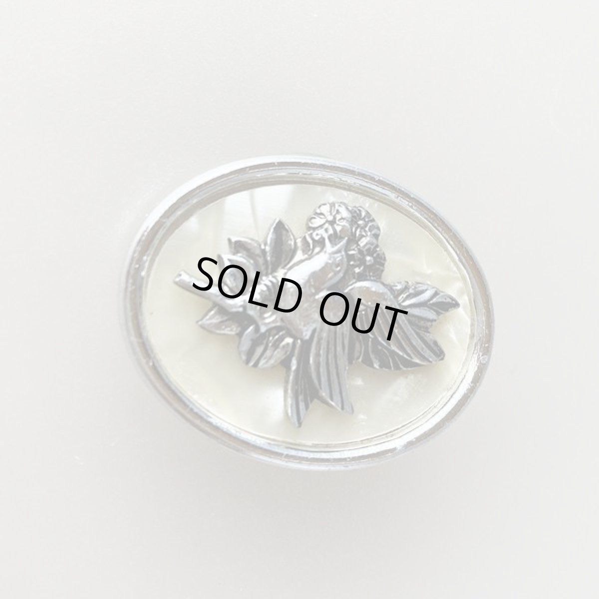 画像3: 〈WEST GERMANY〉西ドイツ製 ヴィンテージ 幸せを運ぶ鳥 スカーフクリップ(ドレス)クリップ (3)