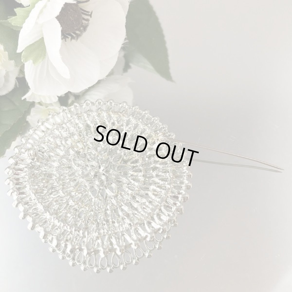 画像9: SARAH COV サラコベントリー レースのような軽やかフラワー   ヴィンテージブローチ　 (9)