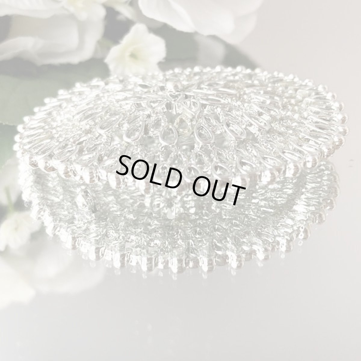 画像6: SARAH COV サラコベントリー レースのような軽やかフラワー   ヴィンテージブローチ　 (6)