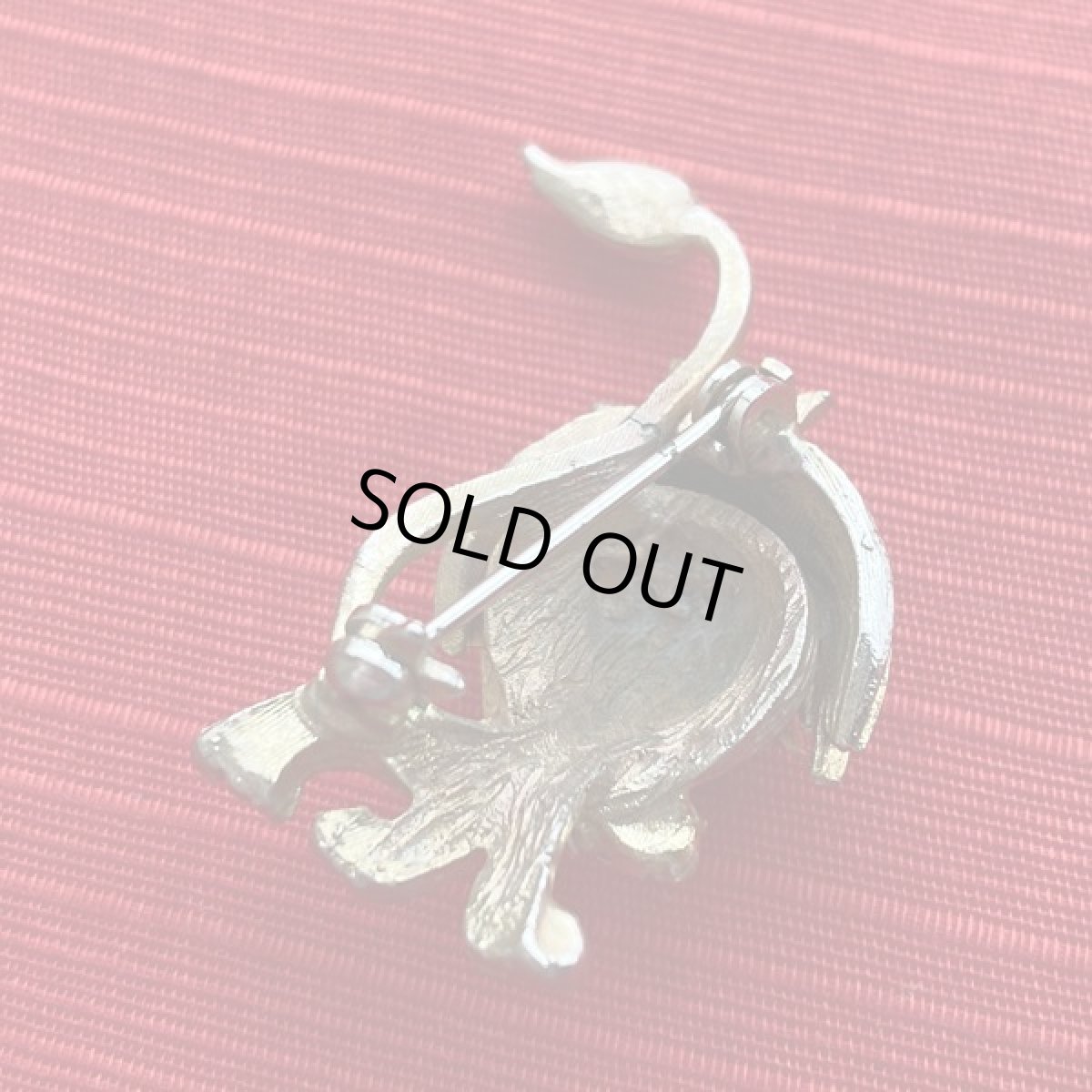 画像5: 英国 ユニークな表情のライオンブローチ ヴィンテージジュエリー 動物アクセサリー アニマル (5)