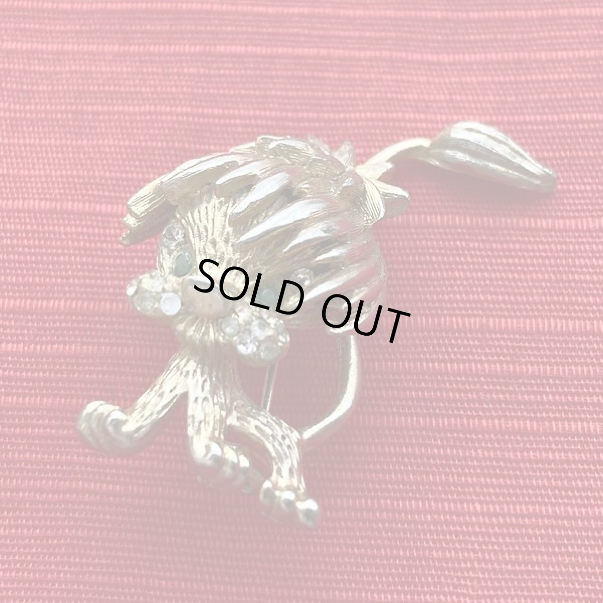 画像3: 英国 ユニークな表情のライオンブローチ ヴィンテージジュエリー 動物アクセサリー アニマル (3)