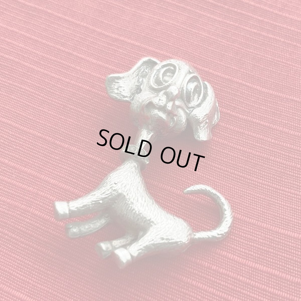 画像3: 1970年代 Robert ロバート ユニークなお顔のビーグル犬ブローチ ヴィンテージコスチュームジュエリー いぬアクセサリー (3)