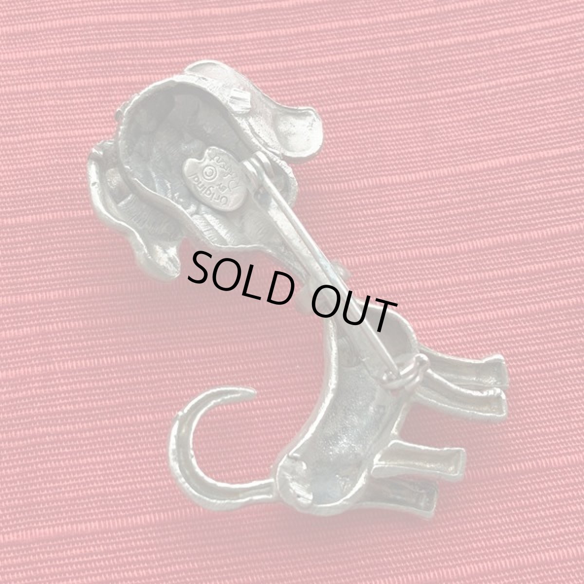 画像4: 1970年代 Robert ロバート ユニークなお顔のビーグル犬ブローチ ヴィンテージコスチュームジュエリー いぬアクセサリー (4)