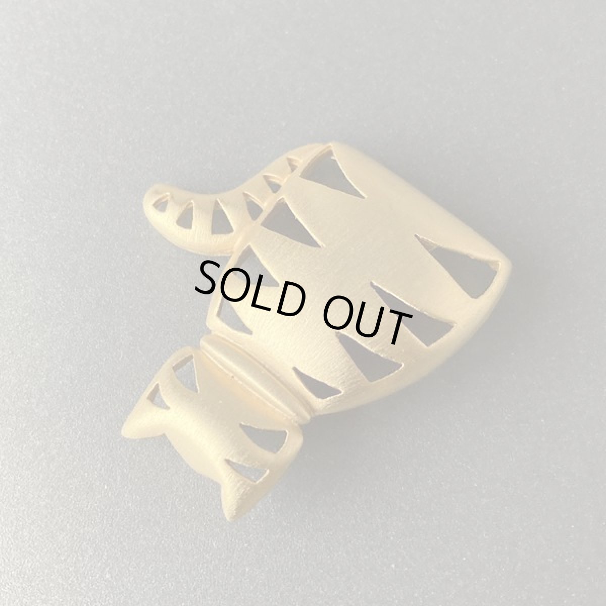 画像5: JJ ジェイジェイ 後ろ姿が可愛いトラネコ柄のネコブローチ ヴィンテージジュエリー CAT 猫アクセサリー (5)