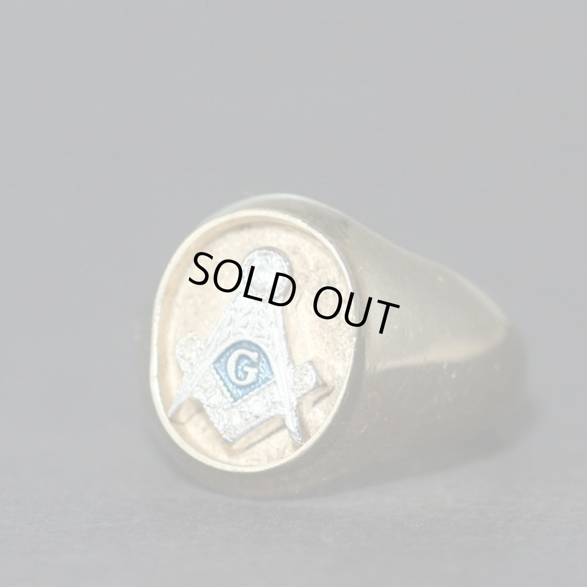 画像3: アメリカ ヴィンテージリング 秘密結社フリーメイソンリング メンズ 21号 18KT Vintage Mason Ring Freemasonry (3)