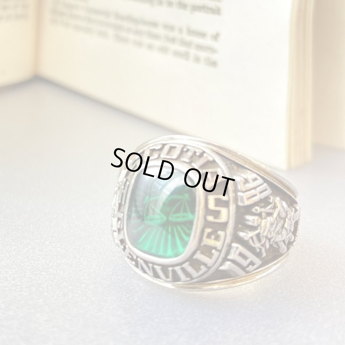 画像31: アメリカ 1986年SCOTIA GLENVILLE校スクール指輪 メンズ22号BALFOUR社製の人気のヴィンテージクラスリング (31)