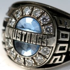 画像10: アメリカ 2009年 ALEX MUSTANGS スクール指輪 メンズ19号 BALFOUR社製 人気のヴィンテージクラスリング (10)