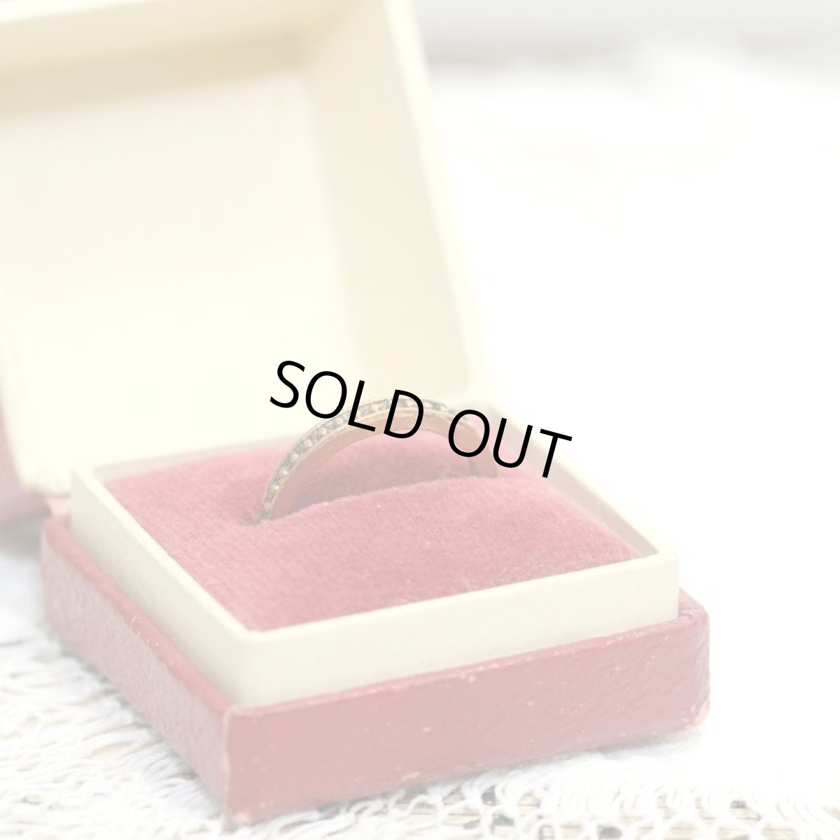 画像3: フランス ヴィンテージリング ドット サイズ9号 ゴールドアクセサリー指輪 ピンキーリング メンズ  レディースリング (3)