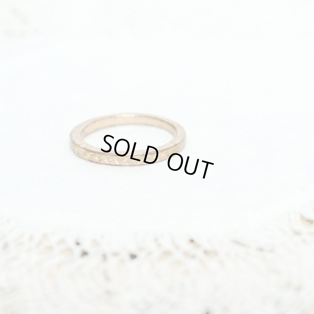 画像2: フランス ヴィンテージリング サイズ11号 ゴールドアクセサリー指輪 ピンキーリング メンズ  レディースリング EY8815 (2)