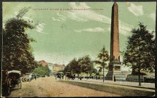 画像1: イギリス 消印あり アンティークポストカード CLEOPATRA'S NEEDLE & THAMES EMBANKMENT LONDON (1)