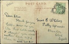 画像2: イギリス 1906年 消印あり アンティークポストカード ROYAL ALBERT HALL ロイヤル・アルバート・ホール (2)