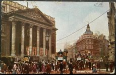 画像1: イギリス 1906年 消印あり アンティークポストカード MANSION HOUSE LONDON マンションハウス ロンドン市長官邸 (1)