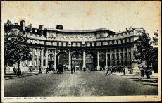 画像1: イギリス 1927年 22 NO 27 消印・切手あり アンティークポストカード LONDON THE ADMIRALTY ARCH (1)