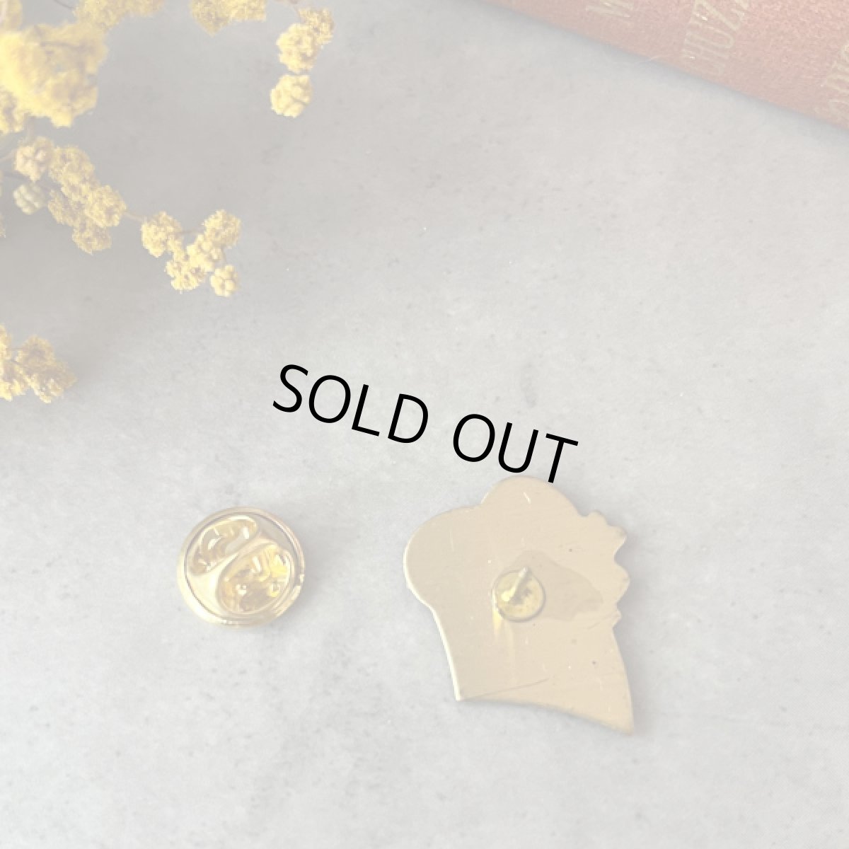 画像4: フランス ヴィンテージ ピンバッジ りす CORA Matires (4)