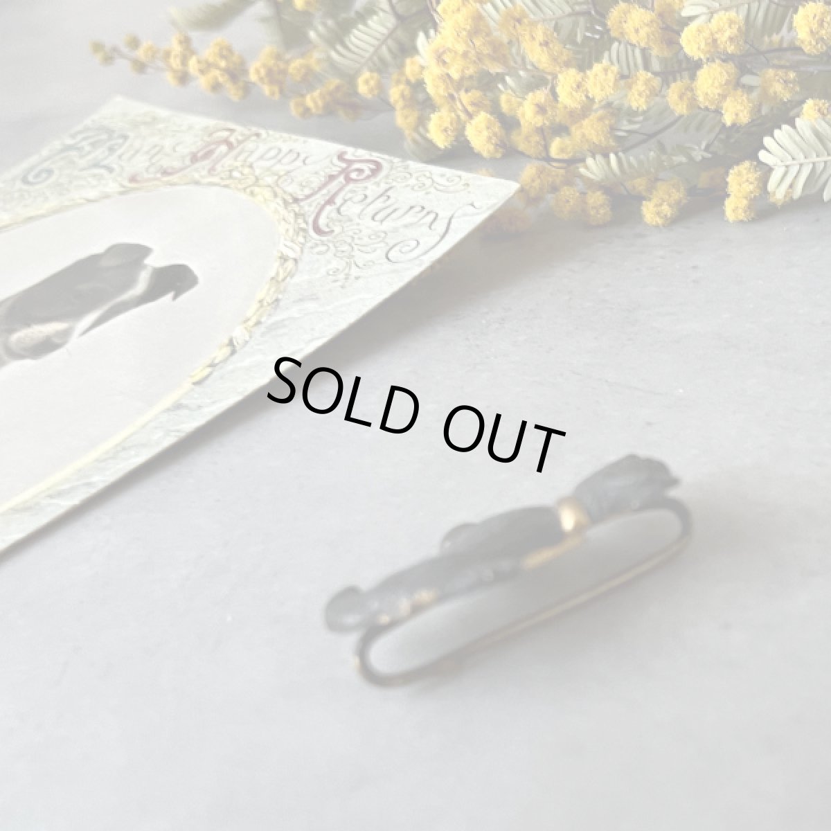 画像3: イギリス ヴィンテージ スコティッシュテリア犬ブローチ ブラック (3)