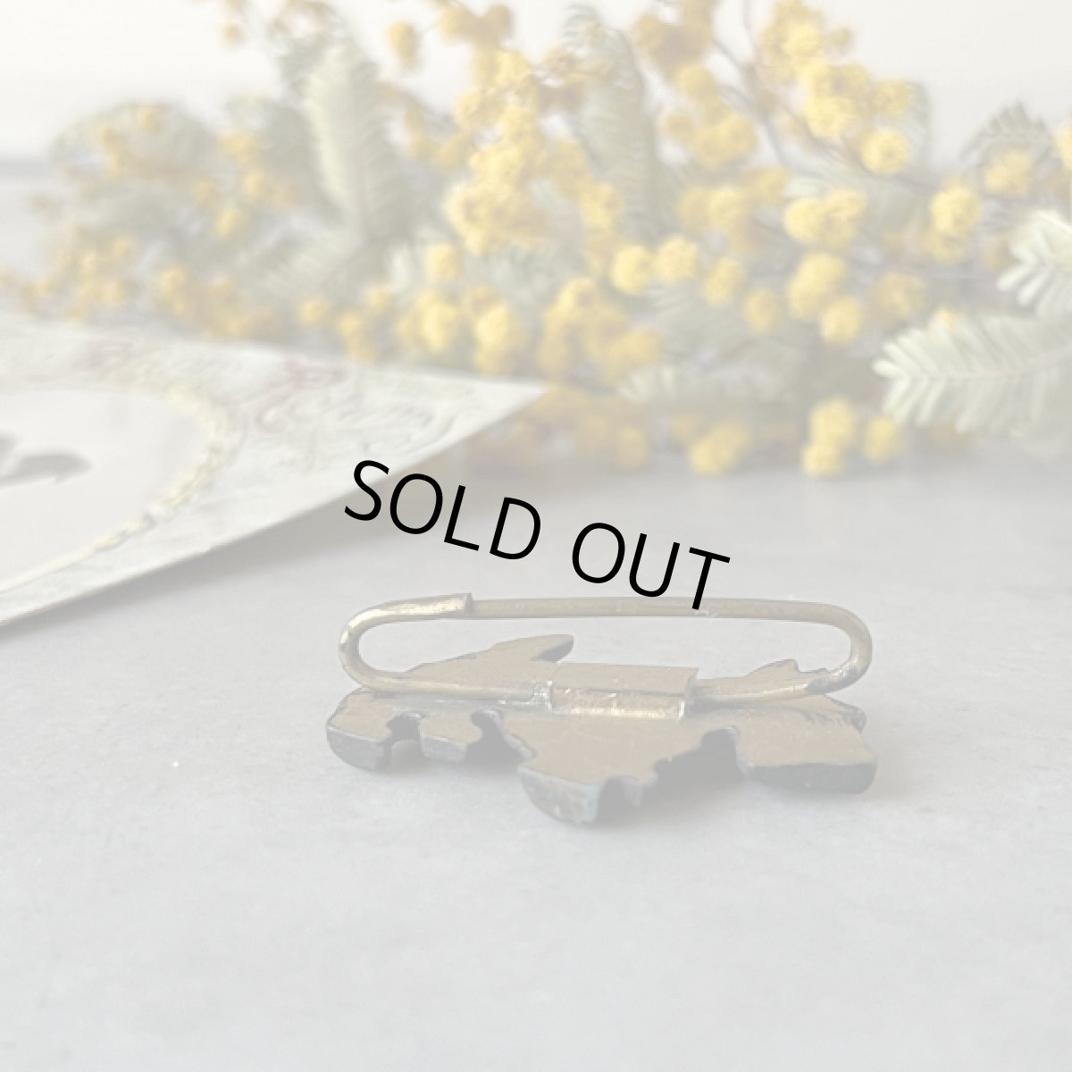 画像5: イギリス ヴィンテージ スコティッシュテリア犬ブローチ ブラック (5)