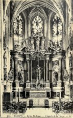 画像1: フランス アンティークポストカード DIEPPE Eglise St Remy (1)