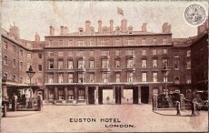 画像1: 英国 アンティークポストカード EUSTON HOTEL LONDON (1)