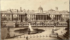 画像1: 英国 アンティークポストカード トラファルガー広場 Trafalgar Square (1)