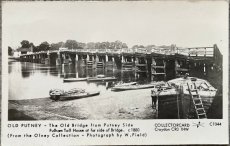 画像1: 英国 アンティークポストカード OLD PUTNEY Old Bridge (1)