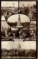 画像1: 英国 アンティークポストカード LONDON SERIES (1)