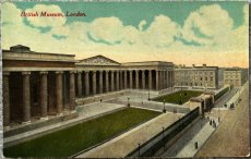 画像1: 英国 アンティークポストカード British Museum LONDON YA1291 (1)