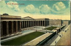 画像1: 英国 アンティークポストカード British Museum LONDON YA1290 (1)