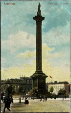 画像1: 英国 アンティークポストカード LONDON Nelson's Column (1)