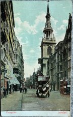 画像1: 英国 アンティークポストカード Cheapside London (1)