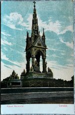 画像1: 英国 アンティークポストカード Albert Memorial London (1)