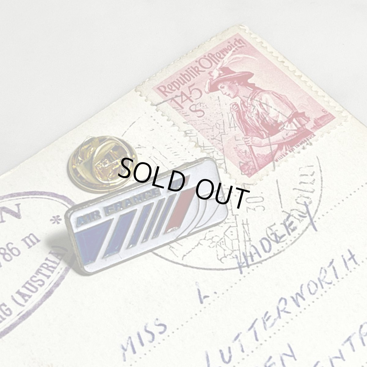 画像4: フランス ヴィンテージ ピンバッジ AIR FRANCE エールフランス (4)