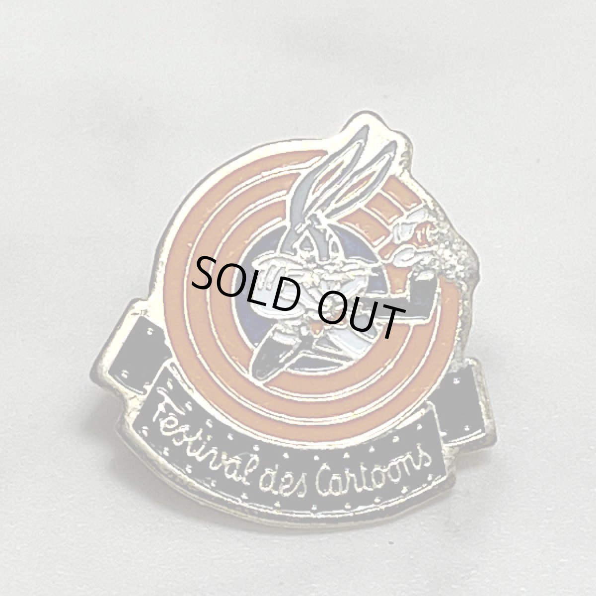 画像6: フランス ヴィンテージ ピンバッジ 1991 Warner Bros Bugs Bunny ワーナー バックスバニー (6)