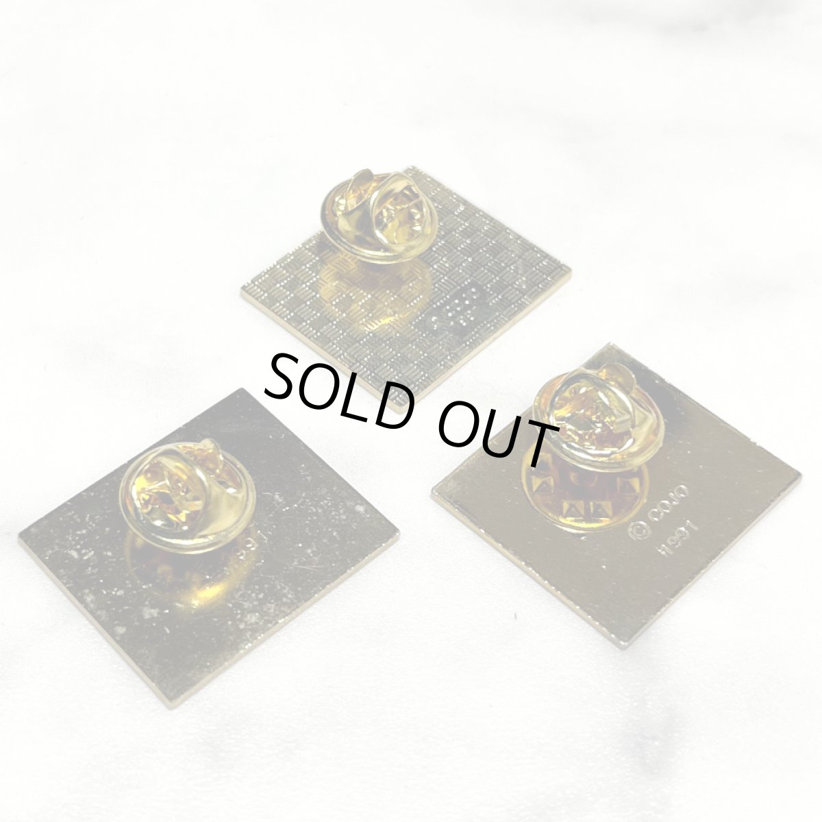 画像9: 3個セット フランス ヴィンテージ ピンバッジ ALBERTVILLE アルベールビル(フランス) ノベルティグッズ (9)