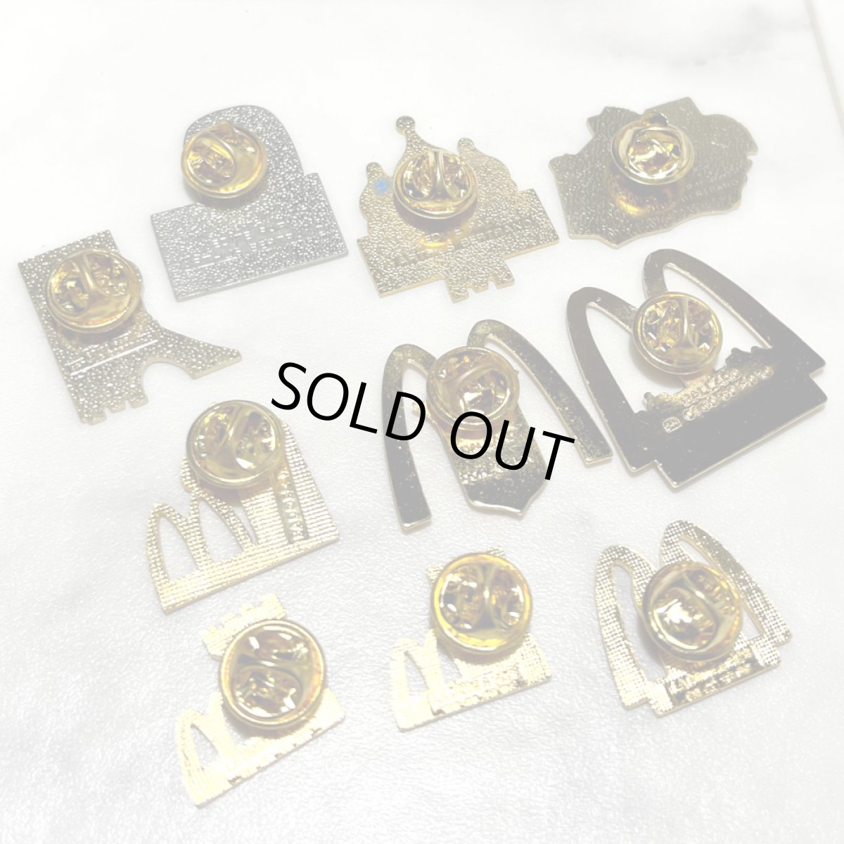 画像17: 10個セット フランス ヴィンテージ ピンバッジ マクドナルド ESSEY NANCY ノベルティグッズ (17)