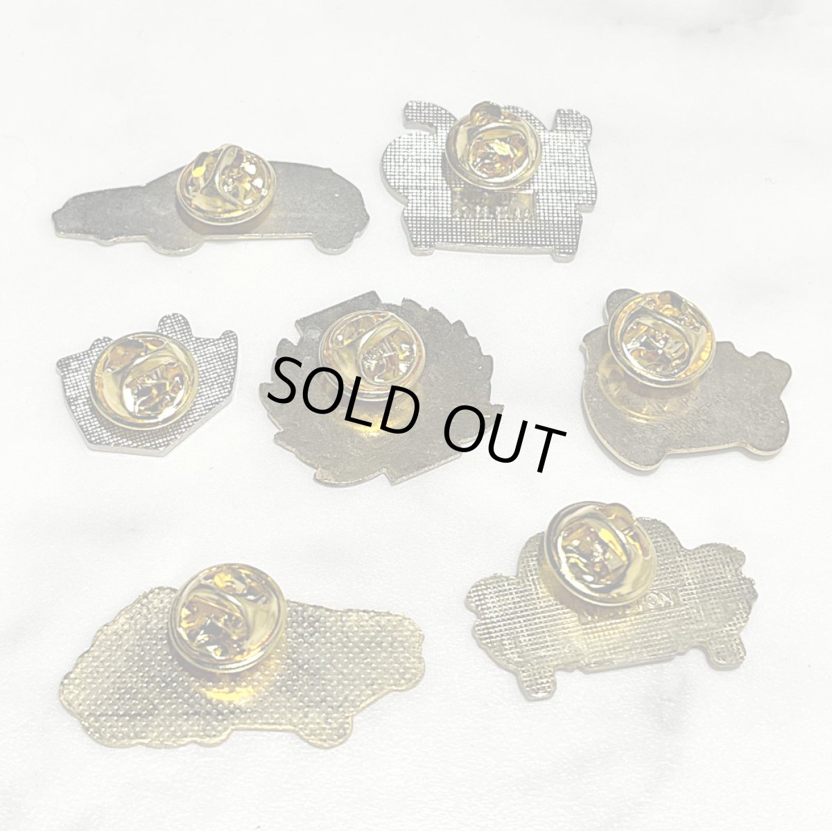 画像10: 7個セット フランス ヴィンテージ ピンバッジ CITROEN PEUGEOT など自動車 ノベルティグッズ (10)