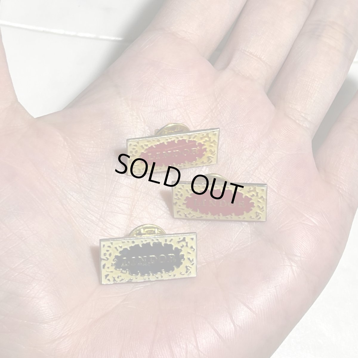 画像11: 3個セット フランス ヴィンテージ ピンバッジ LINDOR Lindt リンツ リンドール チョコレート (11)