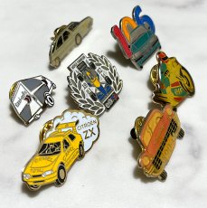 画像9: 7個セット フランス ヴィンテージ ピンバッジ CITROEN PEUGEOT など自動車 ノベルティグッズ (9)