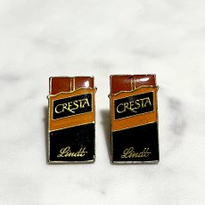 画像6: 2個セット フランス ヴィンテージ ピンバッジ Lindt CRESTA リンツ クレスタ チョコレート (6)