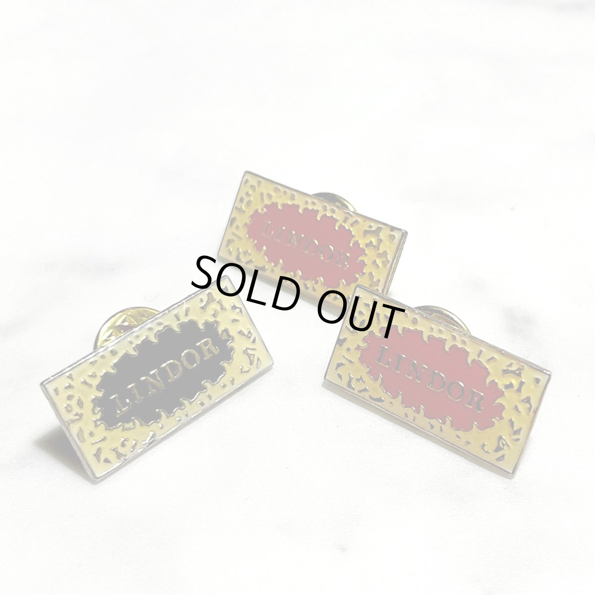 画像5: 3個セット フランス ヴィンテージ ピンバッジ LINDOR Lindt リンツ リンドール チョコレート (5)