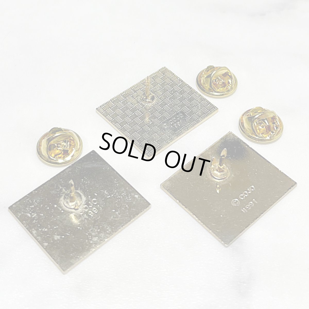 画像10: 3個セット フランス ヴィンテージ ピンバッジ ALBERTVILLE アルベールビル(フランス) ノベルティグッズ (10)